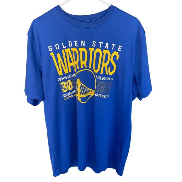 NBA Golden State Warriors Shirt Adult Extra Large XL Blue Curry #30 - Picture 1 of 6